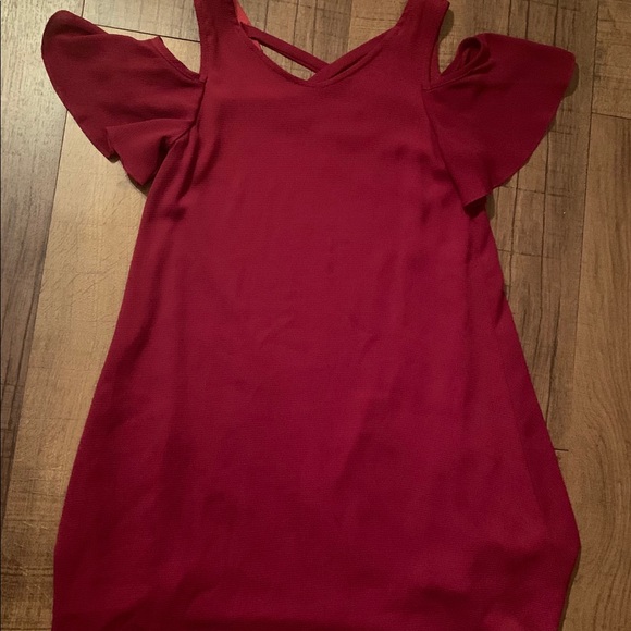 Sally Miller Other - Crimson red sally miller couture dress sz 12 girls